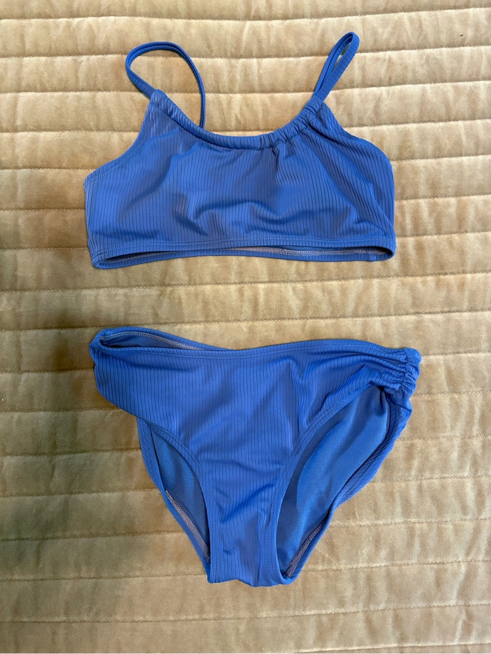 art class Ribbed Bikini Set in Blue